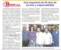 aniversario Benpe en Revista Autopista